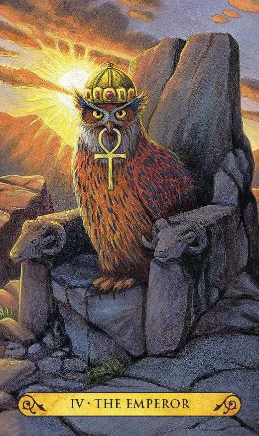 Llewellyn Tarot of the Owls mini tarot kortos – pelėdų išmintis