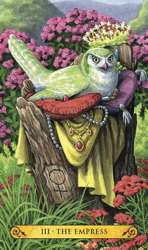 Llewellyn Tarot of the Owls mini tarot kortos – pelėdų išmintis