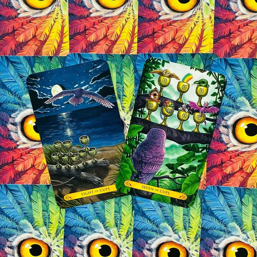 Llewellyn Tarot Of The Owls Kortos