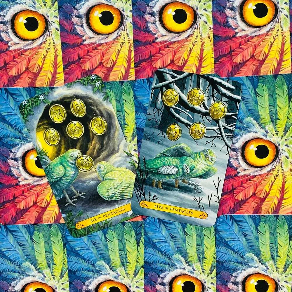 Llewellyn Tarot Of The Owls Kortos