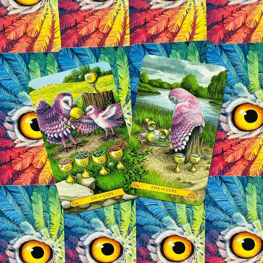 Llewellyn Tarot Of The Owls Kortos