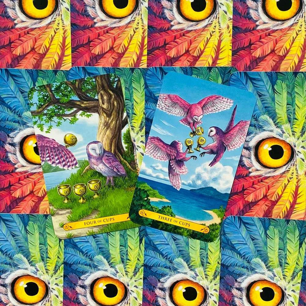 Llewellyn Tarot Of The Owls Kortos
