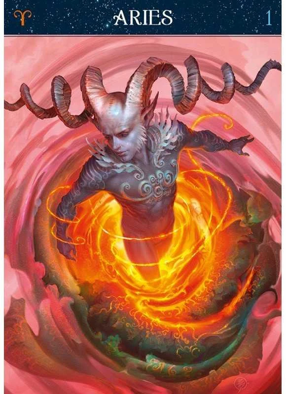 Lo Scarabeo Barbieri Zodiac Oracle kortos