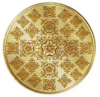 Talismanas - Lo Scarabeo Mirtis 31x2.25mm Šiaurės Auksinis Lydinys
