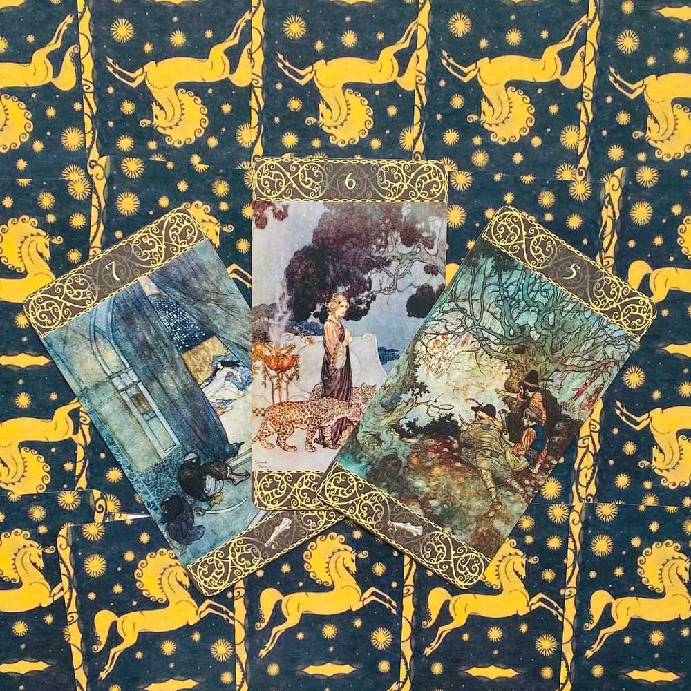 KNYGA Lo Scarabeo Edmund Dulac Taro Kortos