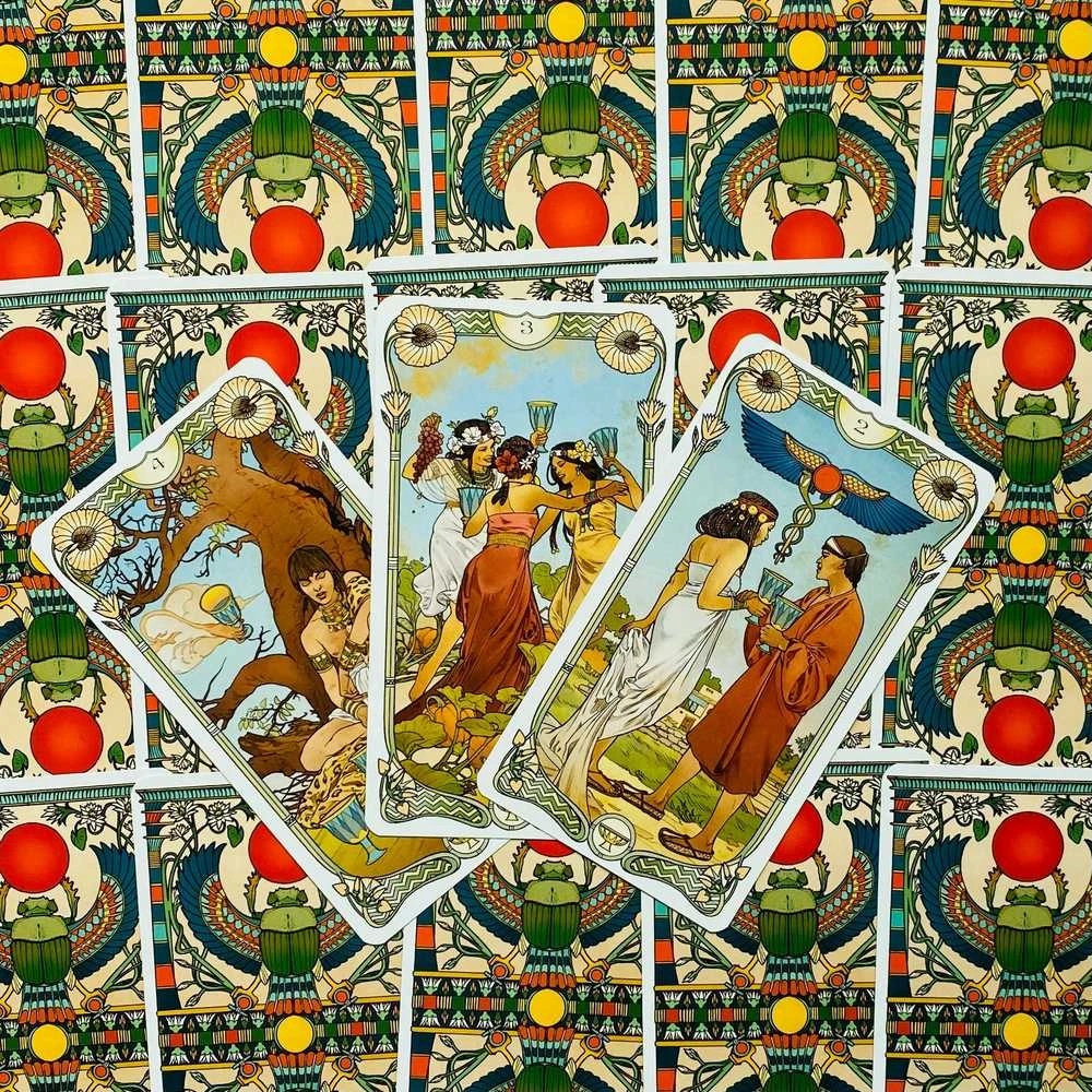 Lo Scarabeo Egyptian Art Nouveau Tarot Kortos