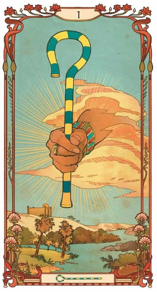Lo Scarabeo Egyptian Art Nouveau Tarot Kortos