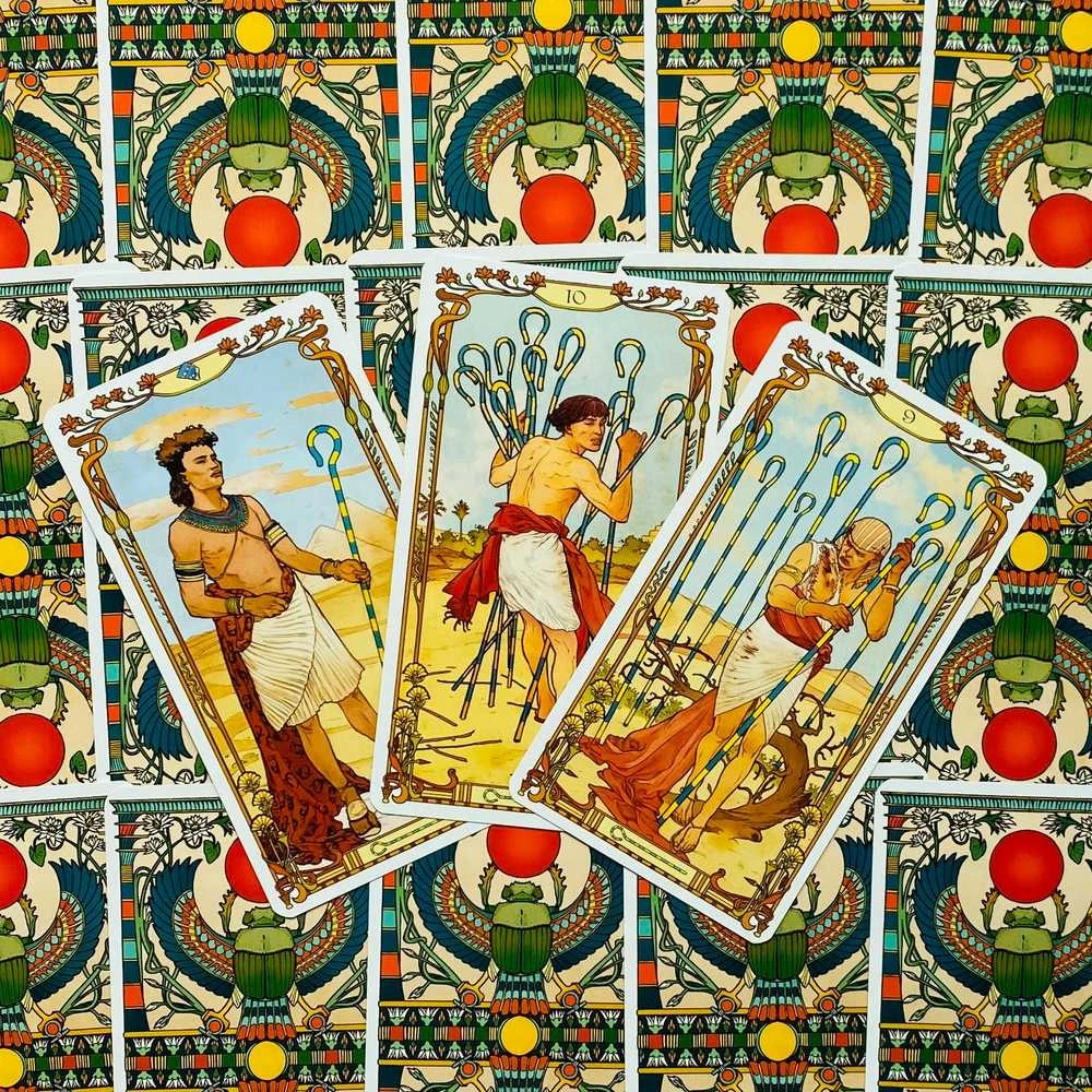 Lo Scarabeo Egyptian Art Nouveau Tarot Kortos