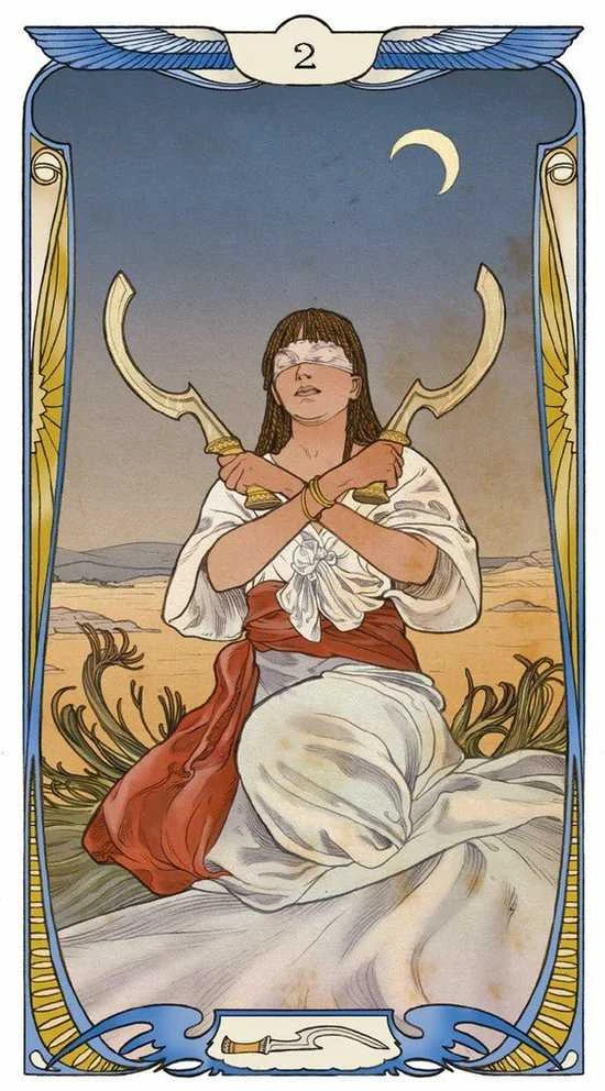 Lo Scarabeo Egyptian Art Nouveau Tarot Kortos