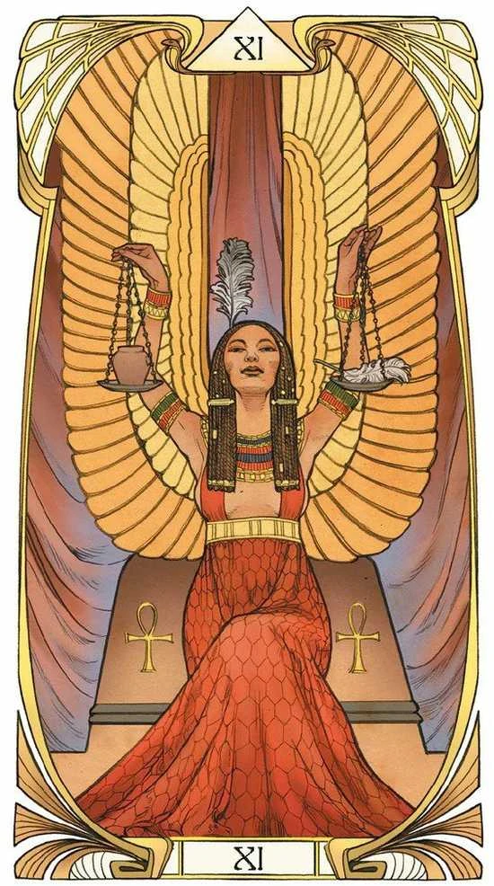 Lo Scarabeo Egyptian Art Nouveau Tarot Kortos