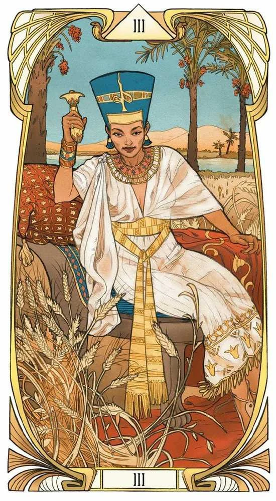 Lo Scarabeo Egyptian Art Nouveau Tarot Kortos