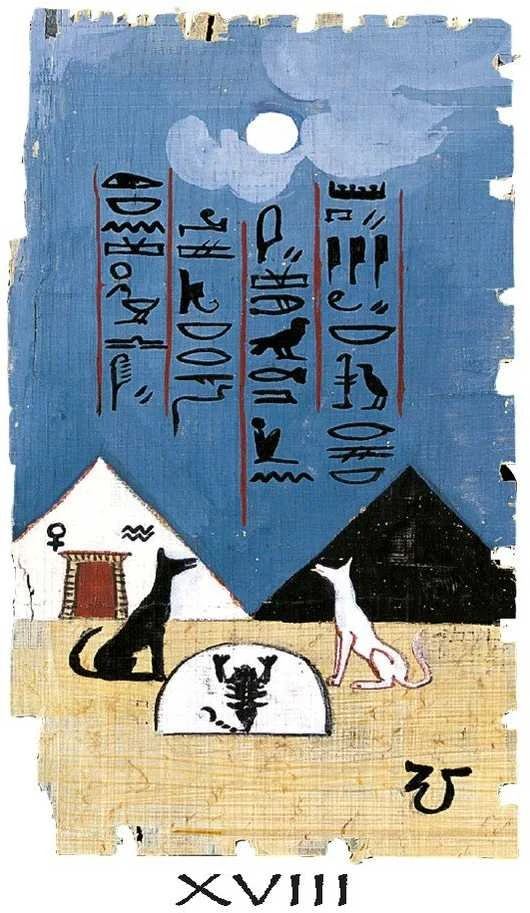 Lo Scarabeo Egyptian Tarot Mini (new Edition) Taro Kortos