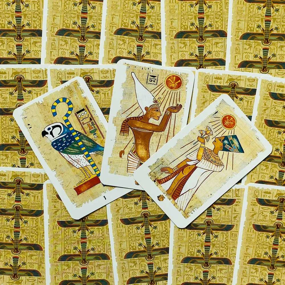 Lo Scarabeo Egyptian Tarot Mini (new Edition) Taro Kortos