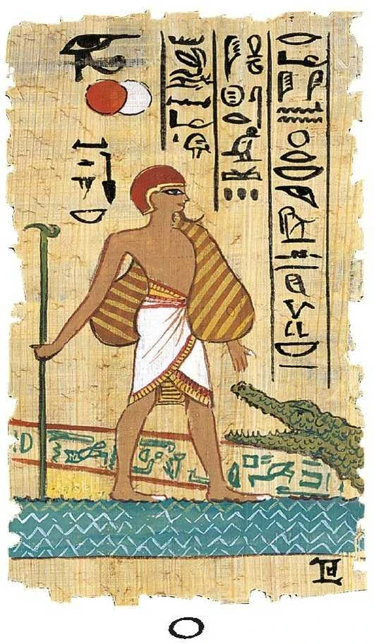 Lo Scarabeo Egyptian Tarot Mini (new Edition) Taro Kortos