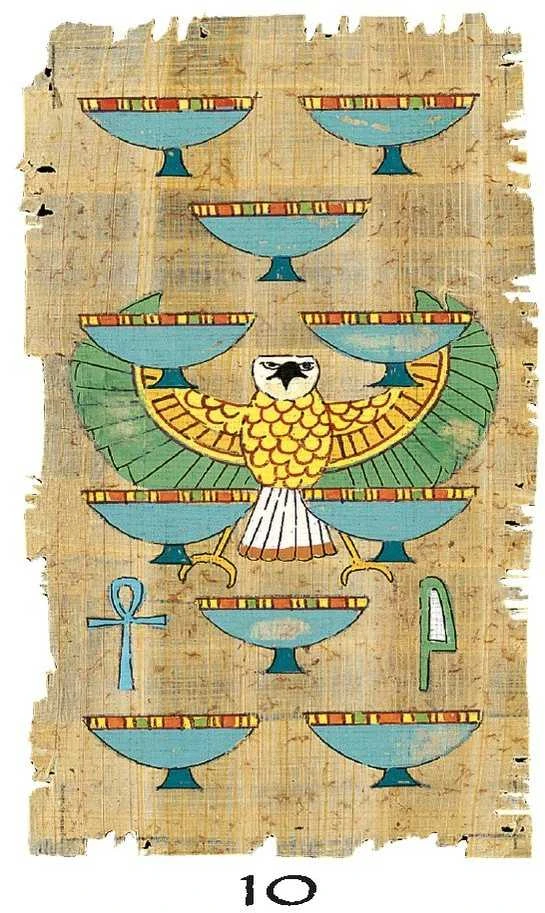 Lo Scarabeo Egyptian Tarot Mini (new Edition) Taro Kortos