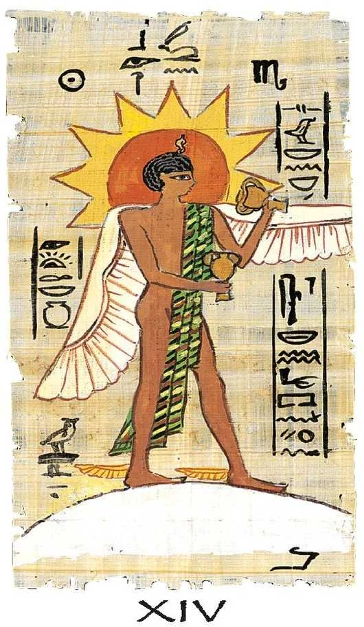 Lo Scarabeo Egyptian Tarot Mini (new Edition) Taro Kortos
