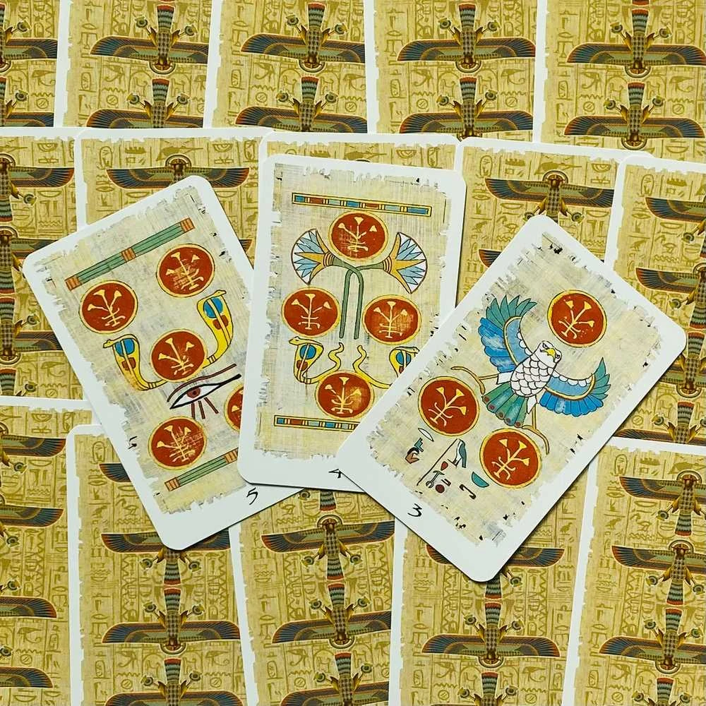 Lo Scarabeo Egyptian Tarot Mini (new Edition) Taro Kortos
