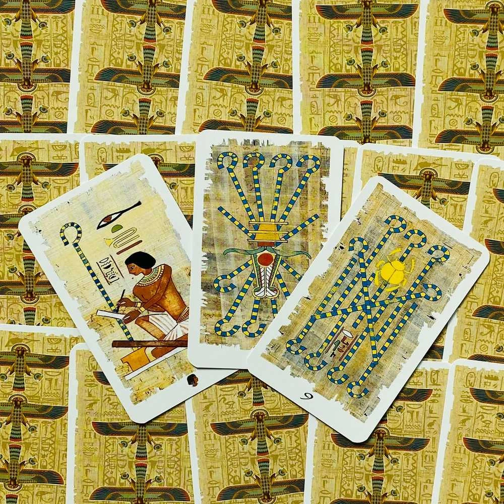 Lo Scarabeo Egyptian Tarot Mini (new Edition) Taro Kortos