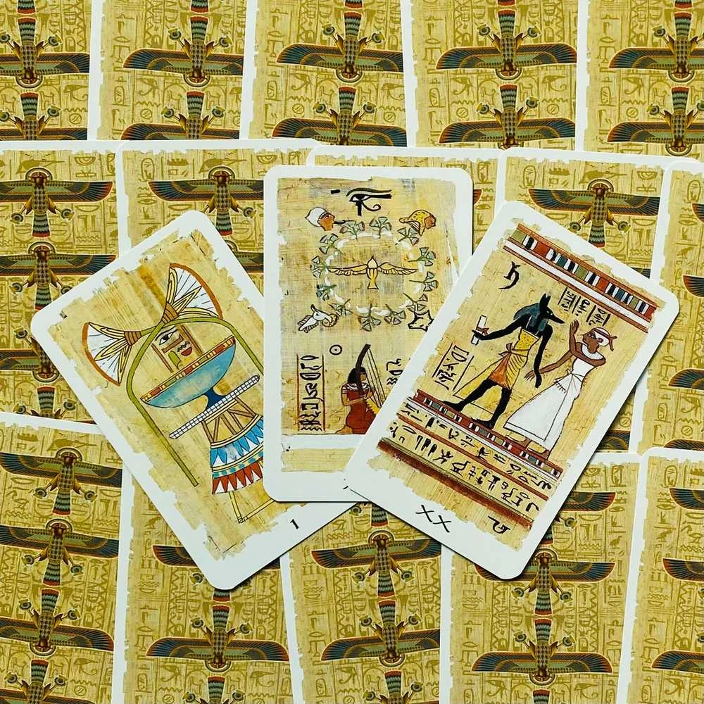 Lo Scarabeo Egyptian Tarot Mini (new Edition) Taro Kortos