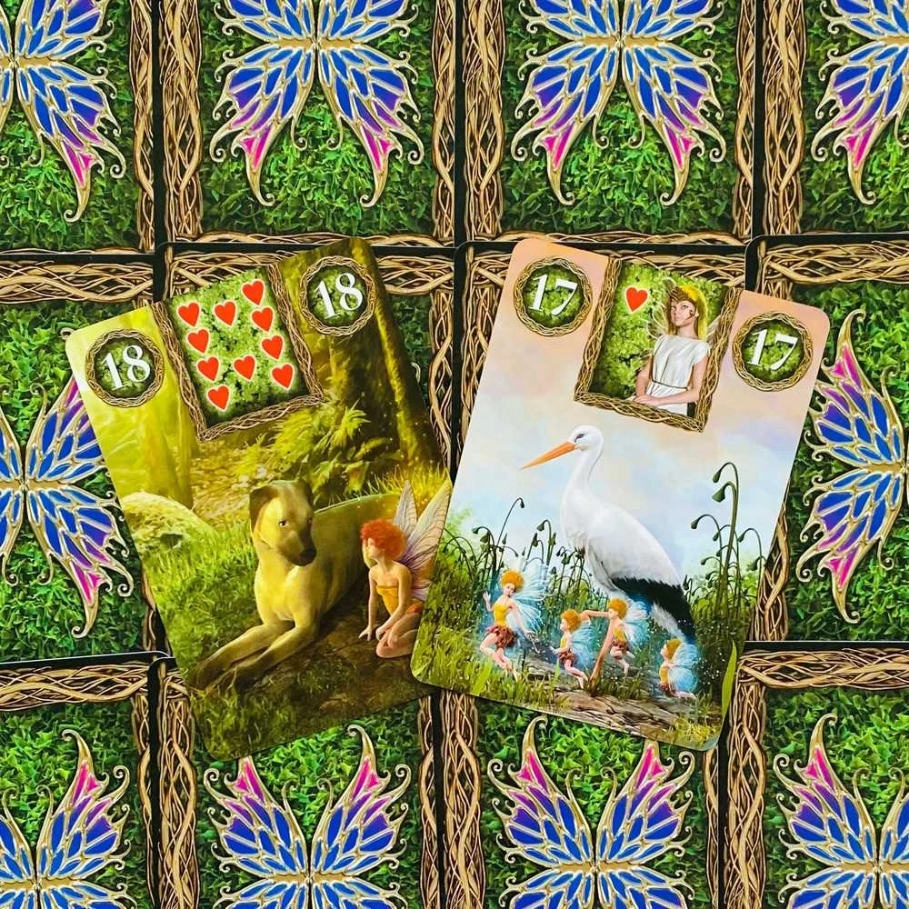 Lo Scarabeo Fairy Lenormand Oracle Kortos