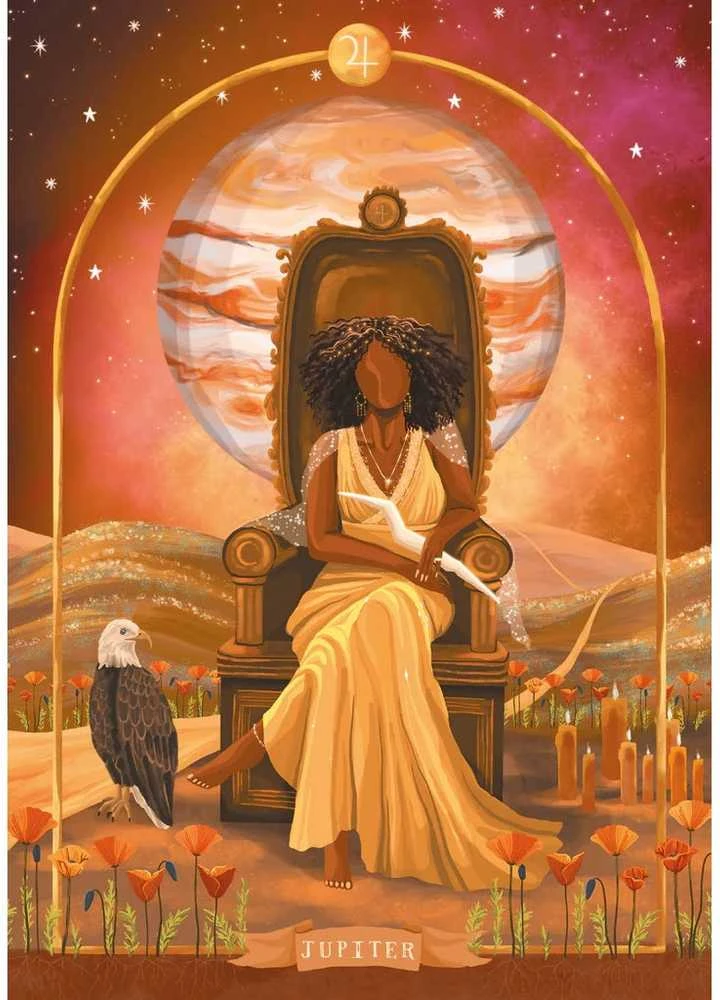 Kortų rinkinys - Dievų astrologijos oracle kortos (Lo Scarabeo, 38 kortos, vadovas)