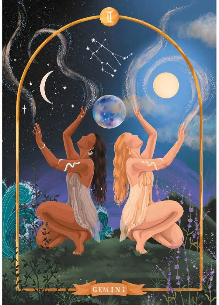 Kortų rinkinys - Dievų astrologijos oracle kortos (Lo Scarabeo, 38 kortos, vadovas)