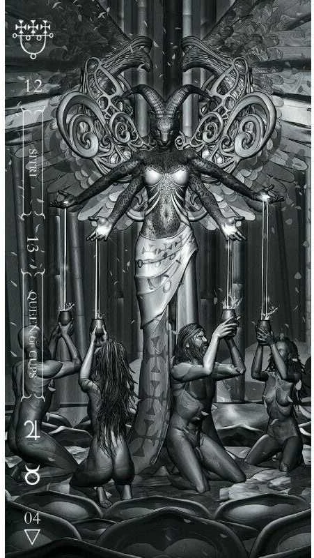 Lo Scarabeo Goetia In Darkness Taro Kortos