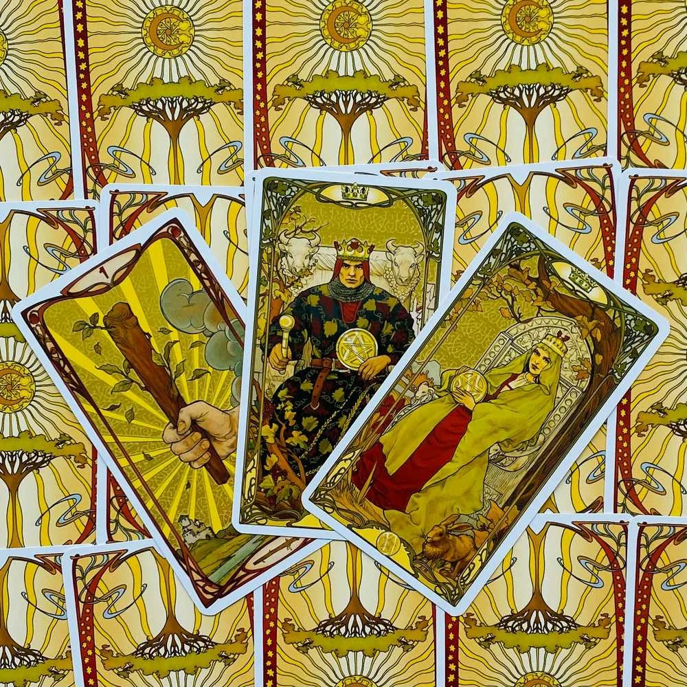 Lo Scarabeo Golden Art Nouveau Taro Kortos