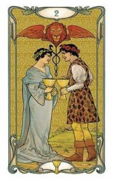 Tarot Mini Kortos Lo Scarabeo Golden Art Nouveau