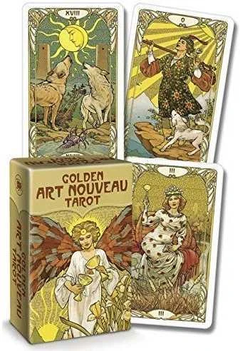 Tarot Mini Kortos Lo Scarabeo Golden Art Nouveau