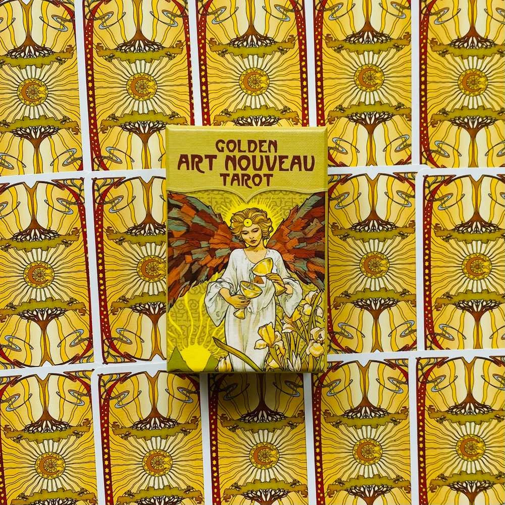 Tarot Mini Kortos Lo Scarabeo Golden Art Nouveau