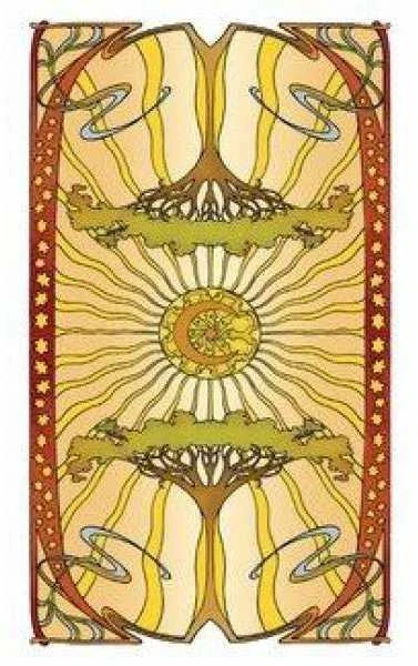 Tarot Mini Kortos Lo Scarabeo Golden Art Nouveau