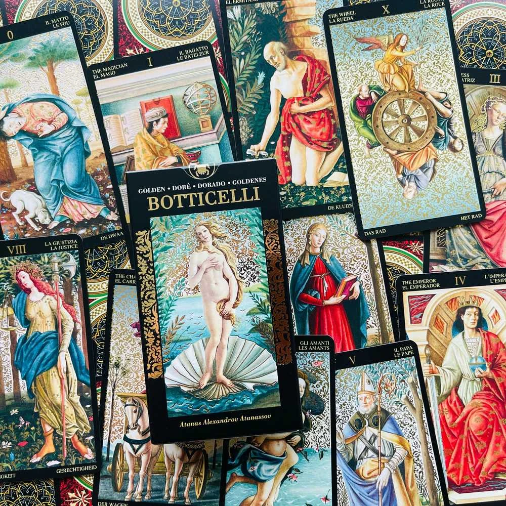 Lo Scarabeo Golden Botticelli Taro Kortos