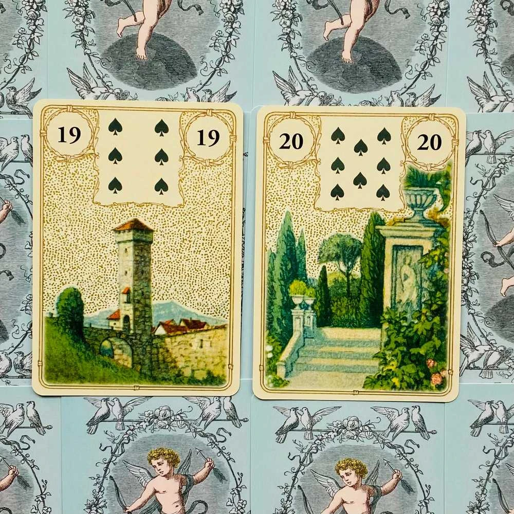 Lo Scarabeo Golden Lenormand Oracle Kortos