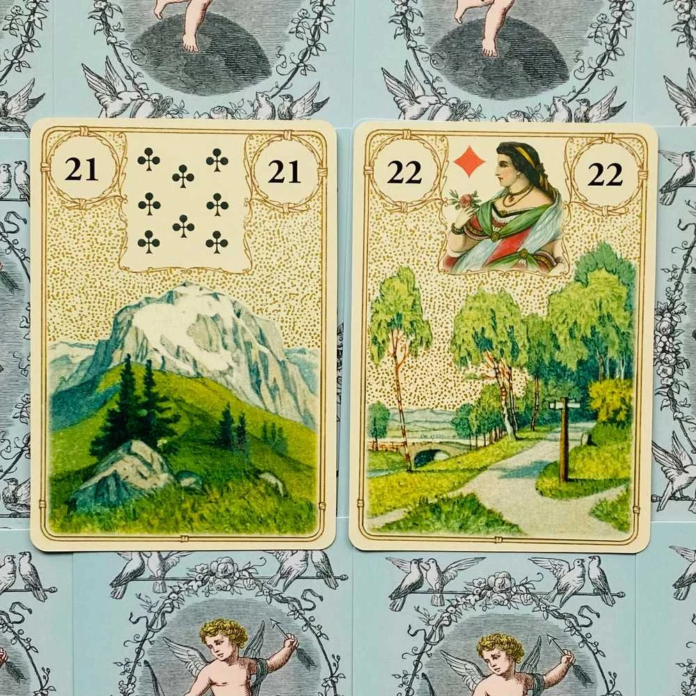 Lo Scarabeo Golden Lenormand Oracle Kortos
