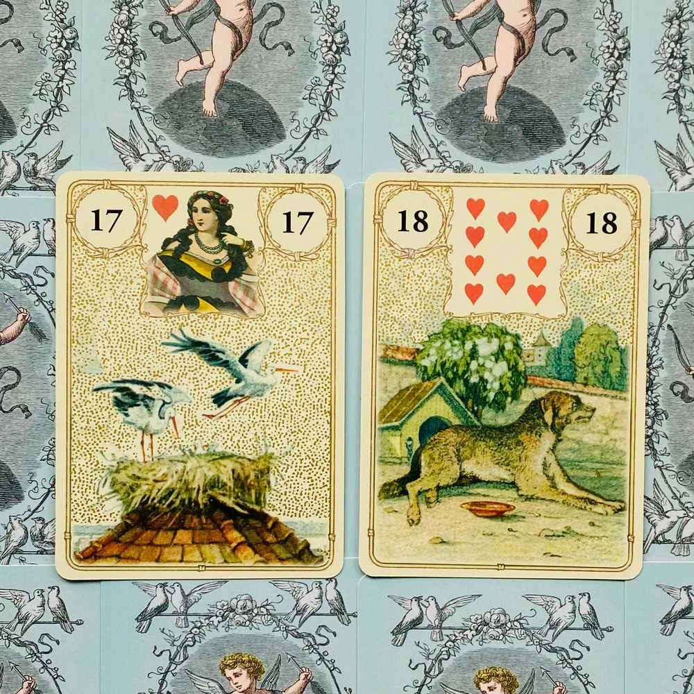 Lo Scarabeo Golden Lenormand Oracle Kortos