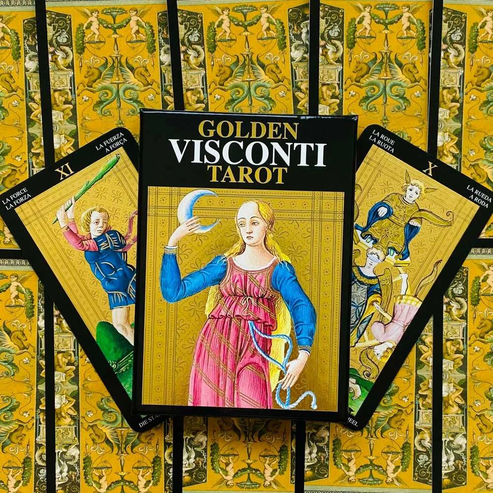 Lo Scarabeo Golden Visconti Grand Trumps Taro Kortos