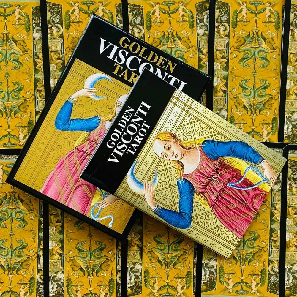 Lo Scarabeo Golden Visconti Grand Trumps Taro Kortos