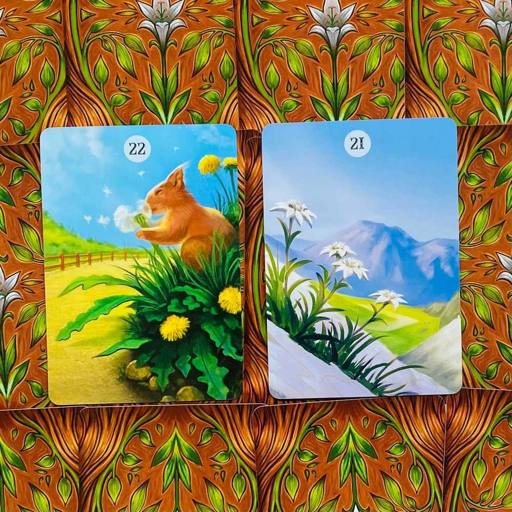 Lo Scarabeo Herbs & Plants Lenormand Oracle Kortos
