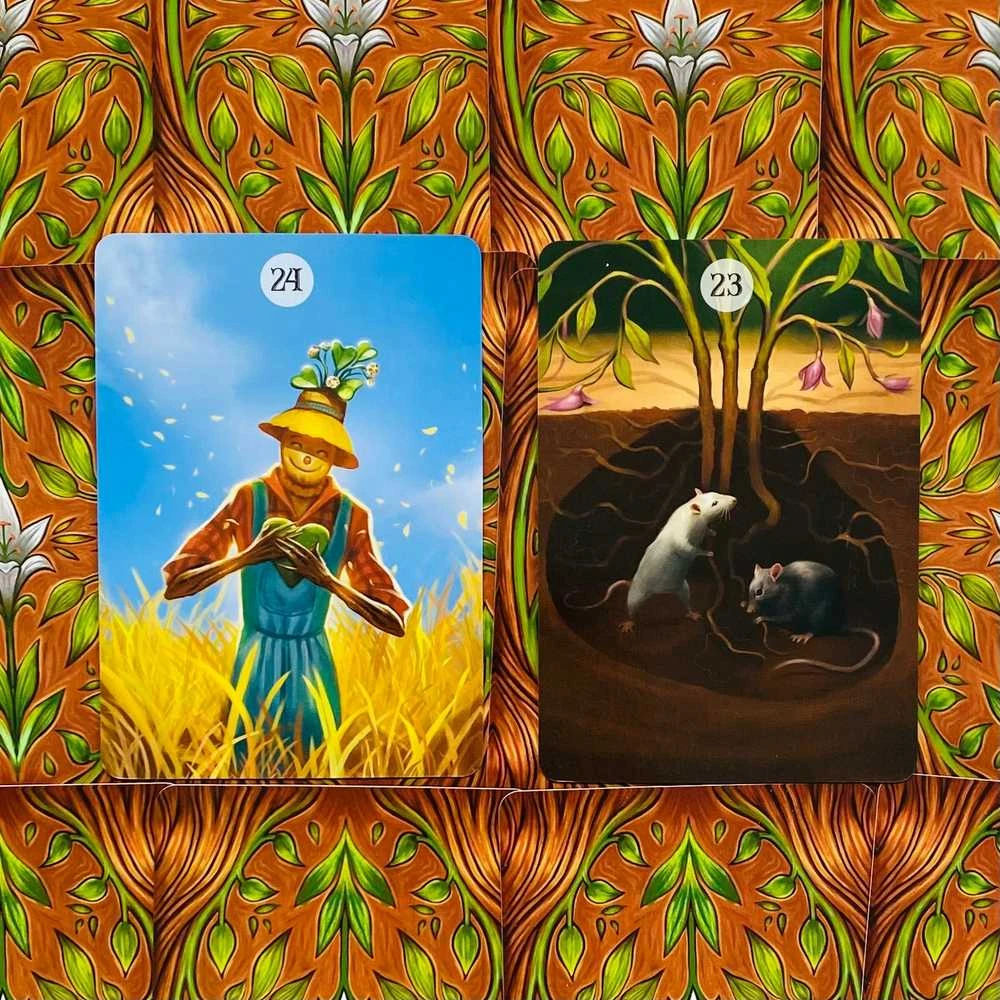 Lo Scarabeo Herbs & Plants Lenormand Oracle Kortos