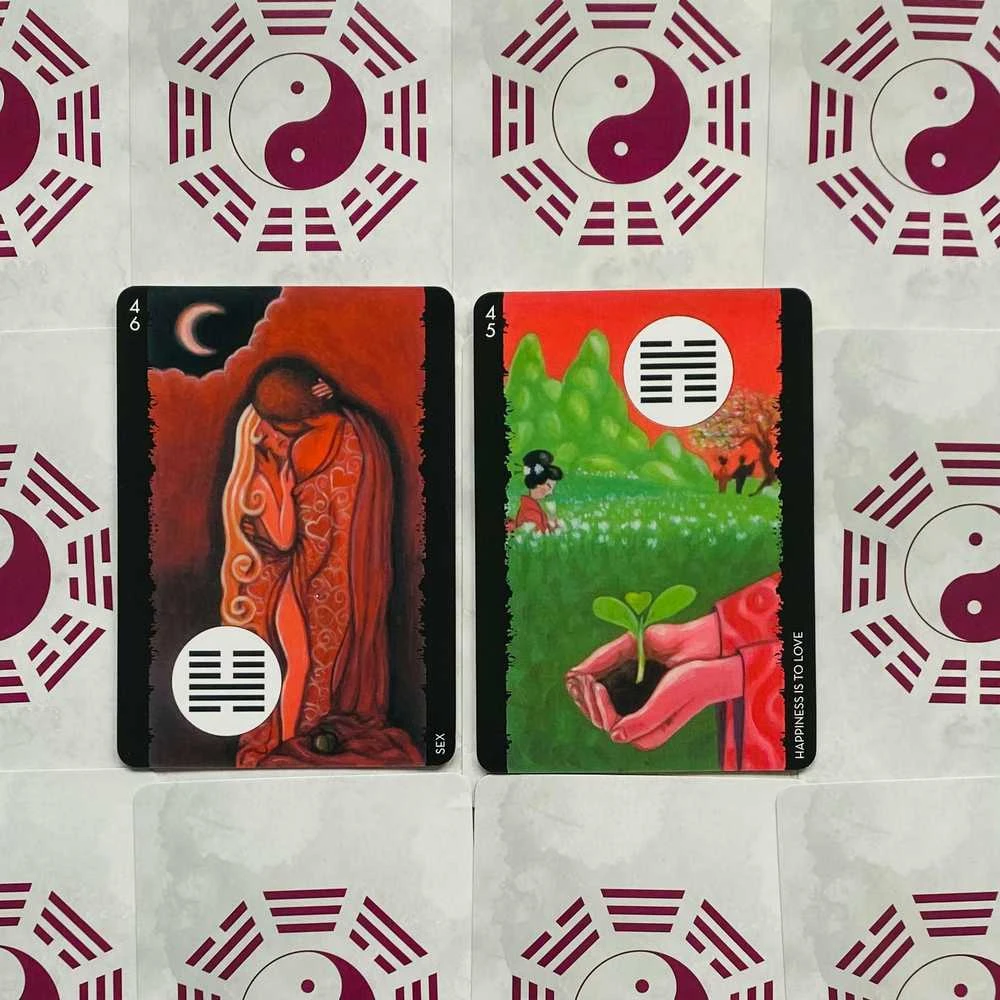 KNYGA Lo Scarabeo I-ching Of Love Oracle Kortos