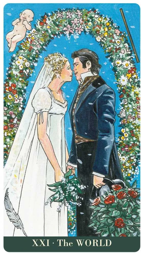 Lo Scarabeo Jane Austen Taro kortos – 78 kortų kaladė literatūros gerbėjams