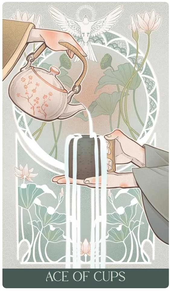 Taro Kortų Kaladė - Lo Scarabeo Japanese Art Nouveau Tarot Premium Deck, 78 Kortos