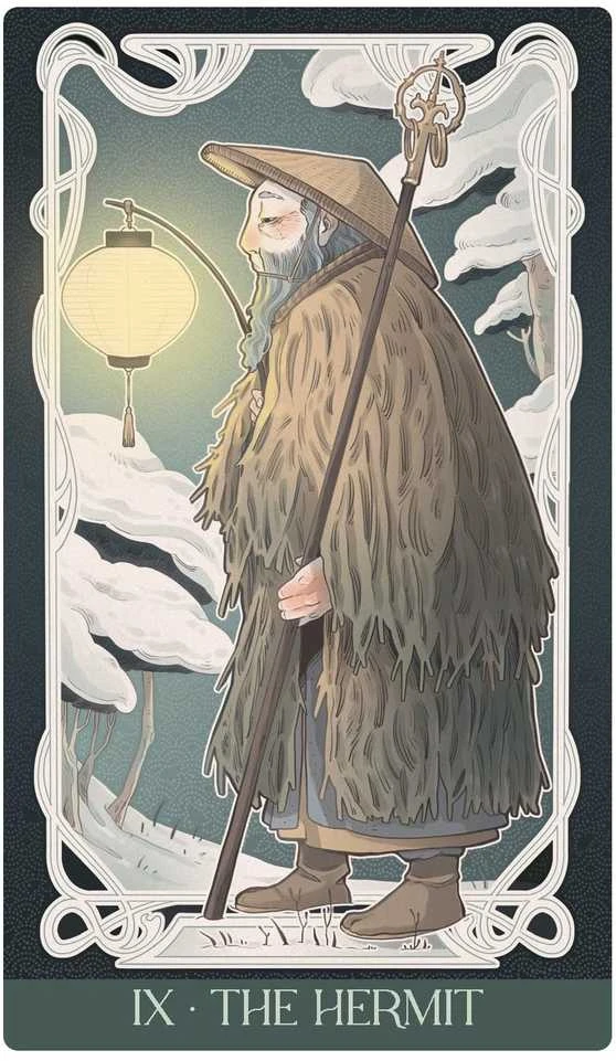 Taro Kortų Kaladė - Lo Scarabeo Japanese Art Nouveau Tarot Premium Deck, 78 Kortos