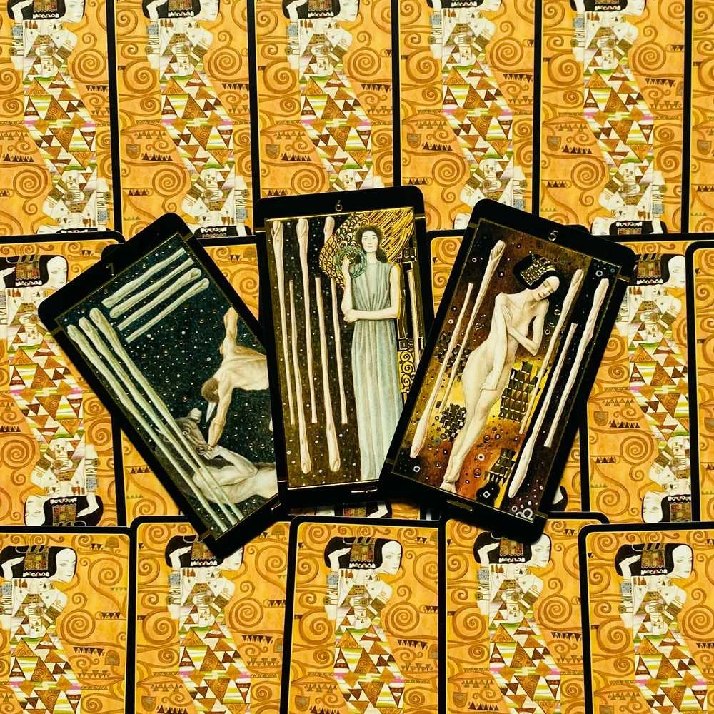 Lo Scarabeo Klimt Tarot (Golden Mini Edition) Kortos