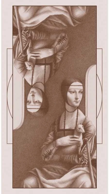 Taro kortos - Lo Scarabeo Leonardo Da Vinci 78 Kortų 6.6 x 12 cm