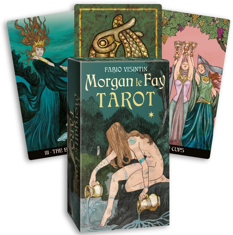 Lo Scarabeo Morgan le Fay taro kortos – Artūro legendų kerėtojos kaladė, 78 kortos