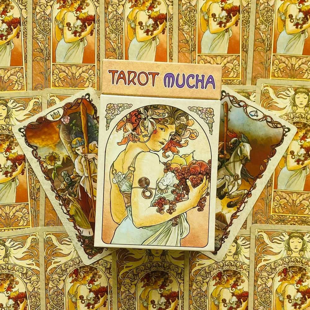 Lo Scarabeo Mucha Tarot Kortos