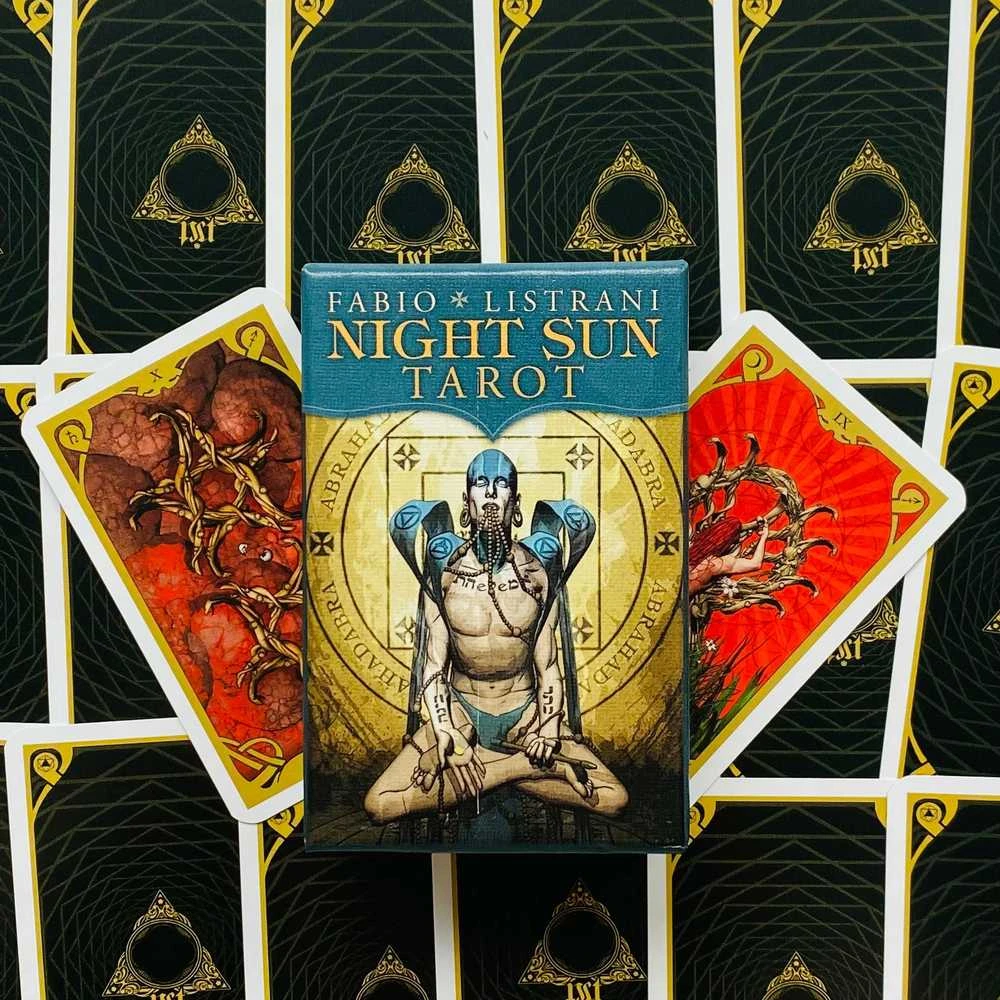 Lo Scarabeo Night Sun Mini Taro Kortos
