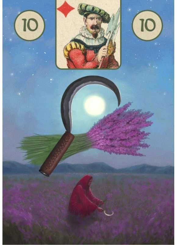 Lo Scarabeo Pagan Lenormand Oracle Kortos